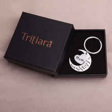 Load image into Gallery viewer, Mothers Day Mom Keychain Gift for Mum Mom Her From Daughter And Son Husband - I Love You To The Moon And Back Personalised Keyring Fathers Day Birthday
