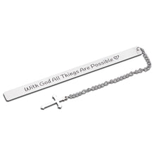 Load image into Gallery viewer, Religious Bookmark Easter Gifts for Boys Girls Godson Goddaughter First Communion Baptism Bible Verse Christian Gifts for Women Men Godchild Confirmation Graduation Birthday Christmas Book Lover Gift
