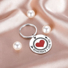 Load image into Gallery viewer, Tritiara Remember i Love You Mom Dad Keychain Couple Gifts for Him Her-Husband for Girlfriend Boyfriend Wife for Anniversary Birthday Wedding Gifts from Wifey Hubby Mothers Fathers Day Gifts
