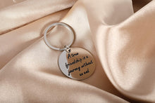 Load image into Gallery viewer, Tritiara Inspirational Gift Keychain for Women Personalized Best Friend Men Sister A True Friendship is A Journey Without an End Birthday Christmas Wedding Jewelry
