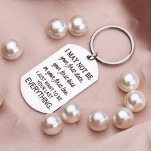 Load image into Gallery viewer, Boyfriend/Girlfriend Couples Keychain Gift -Love Keyring for Him Women Men Her Birthday Wedding engraving Keycharm Present-May Not Be Your First Date Your First Kiss
