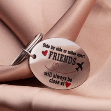 Load image into Gallery viewer, Best Friend Gift Friendship Keychain Birthday Graduation Wedding keyring for Teens, Birthday Gifts for Best Friend BFF Jewelry
